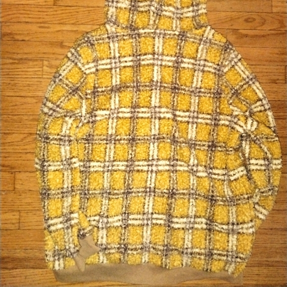 ModCloth Feeling Warm and Fuzzy hooded jacket size XL NWT retro style - Picture 6 of 7